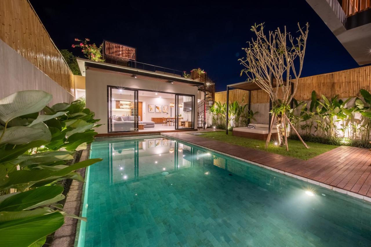 New 4 Bedroom 5 Min Walk To Berawa Beach Enclosed Livng Canggu Eksteriør bilde