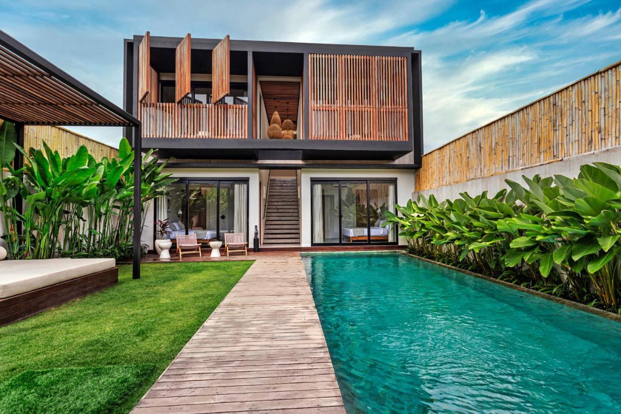 New 4 Bedroom 5 Min Walk To Berawa Beach Enclosed Livng Canggu Eksteriør bilde